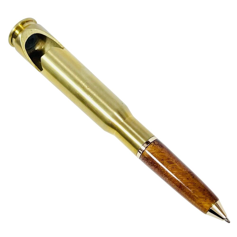 Fired Shell Casing Pen 50 Cal Bottle Opener Handcrafted Hand Turned Acrylic New